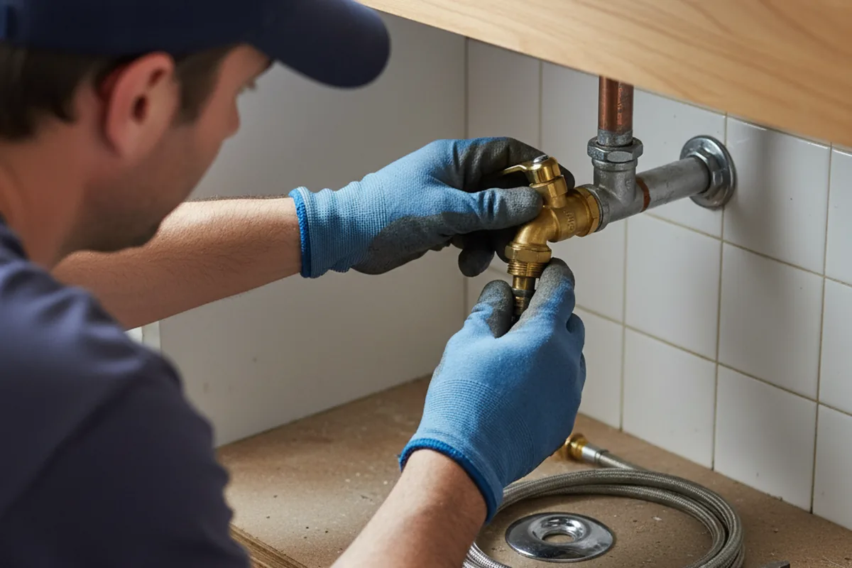 Shutoff valve and fitting work during Emergency Plumbing in Mount Vernon